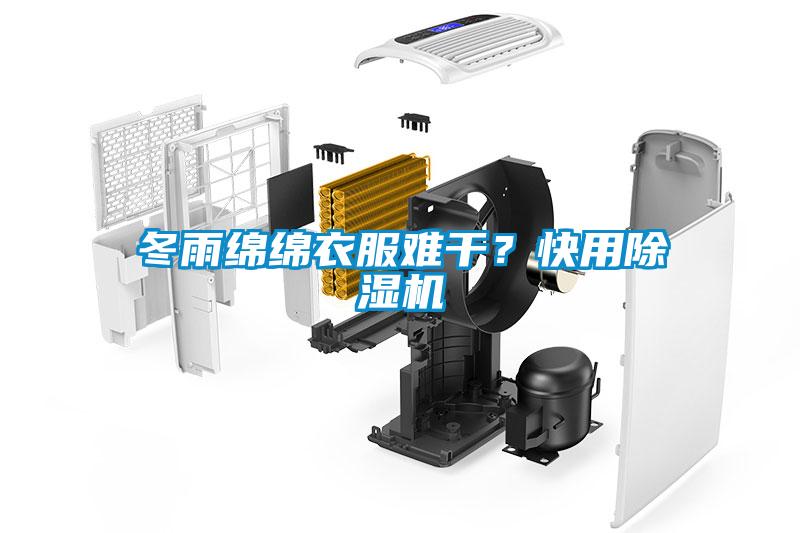 冬雨綿綿衣服難干？快用除濕機