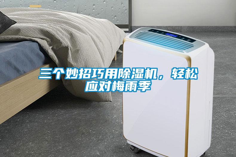 三個妙招巧用除濕機,輕松應對梅雨季