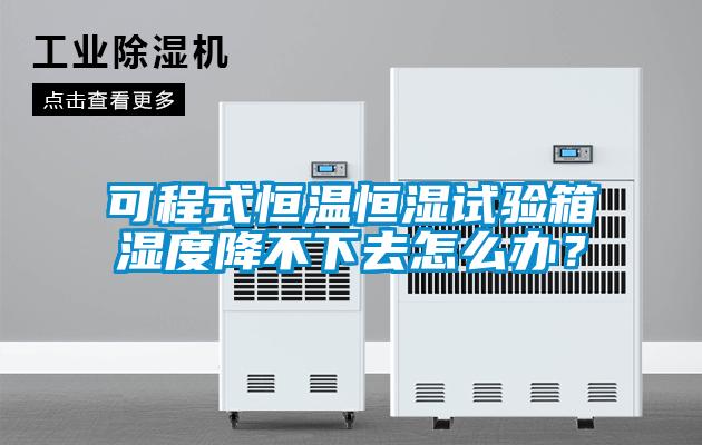可程式恒溫恒濕試驗箱濕度降不下去怎么辦？